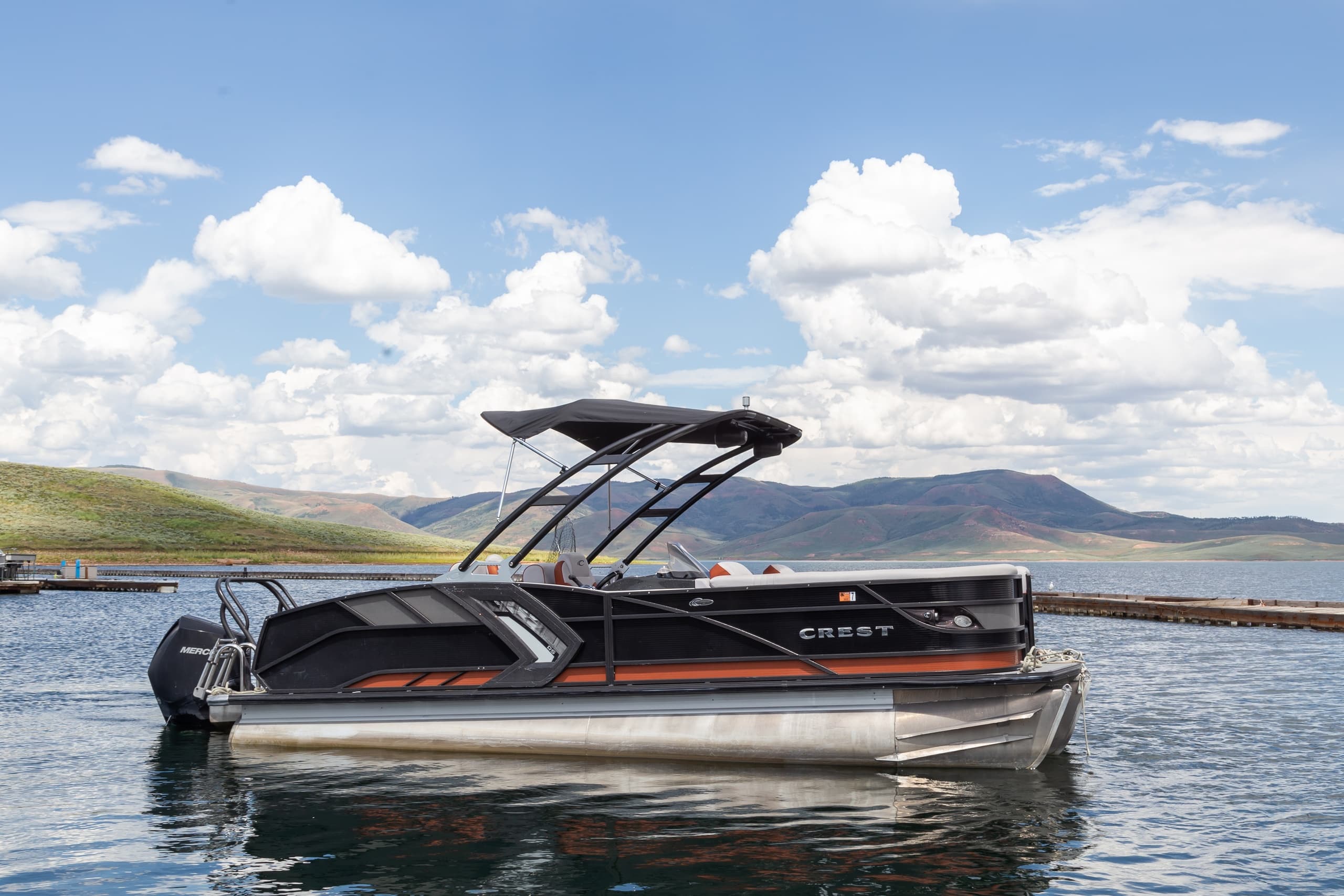 23' Crest Caribbean RS 300HP Pontoon