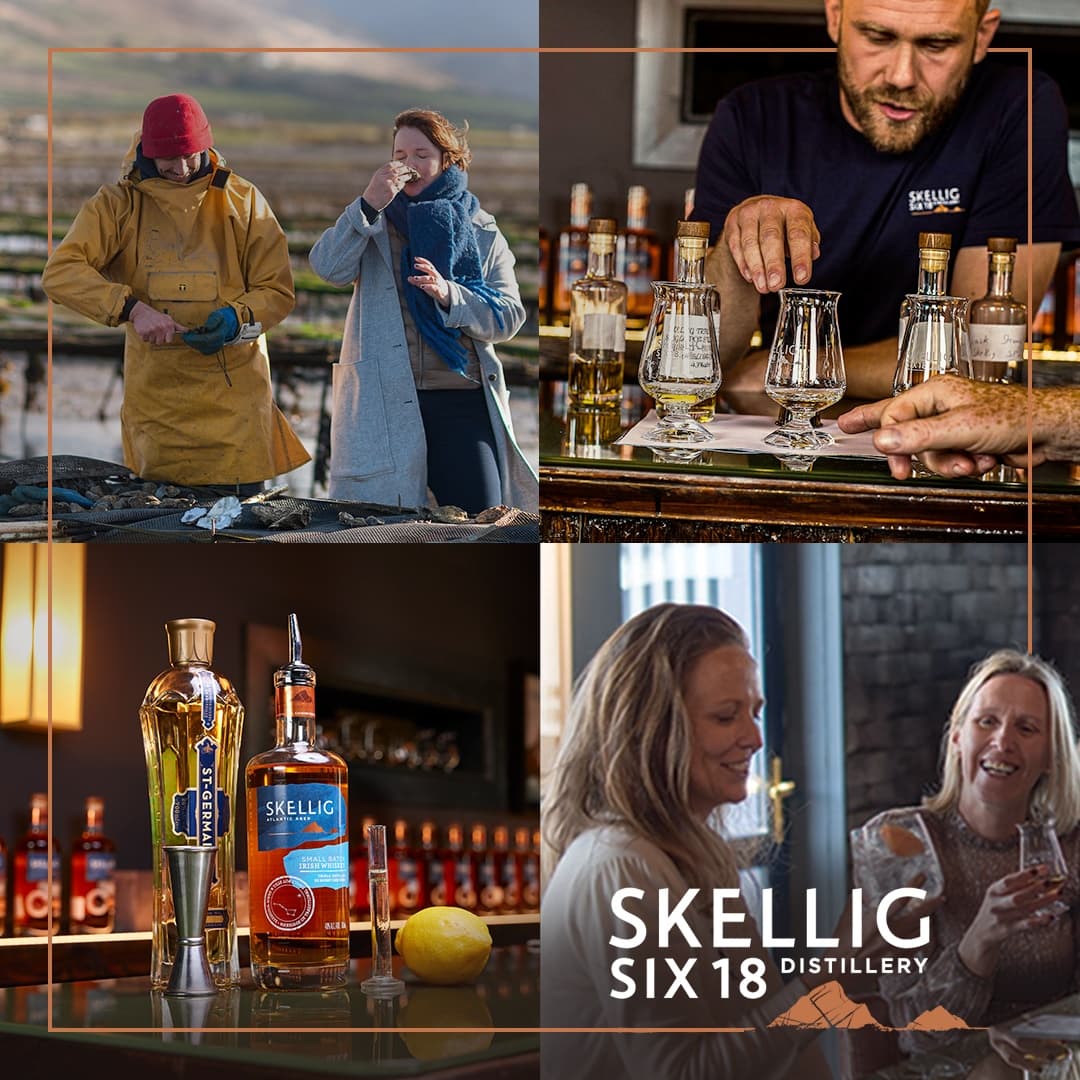 Skellig Six18 Gin & Whiskey Tasting Kerry