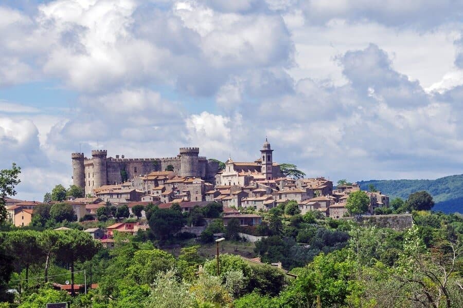 Fiumicino to Bracciano Lake