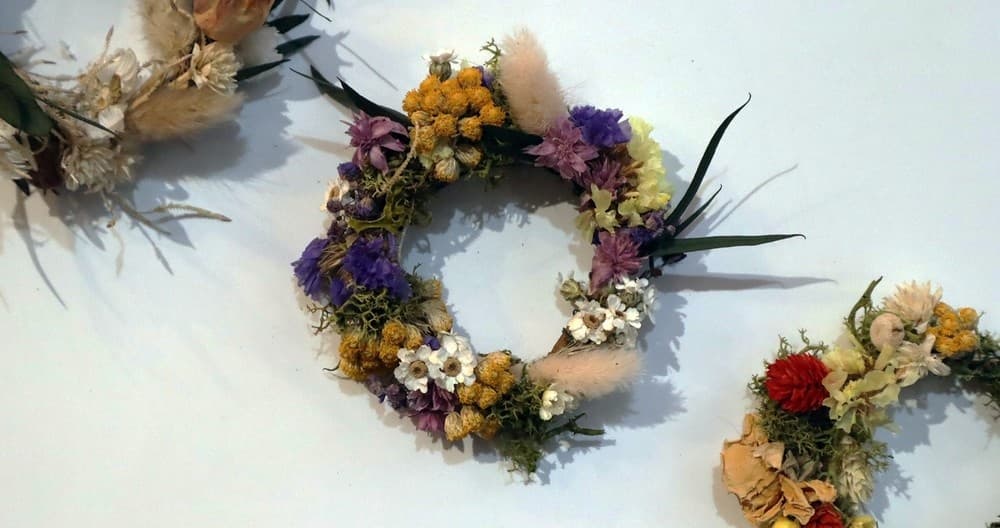 Private Party Mini Wreath Making Crafternoon with Afternoon Tea @ Ruddington Village