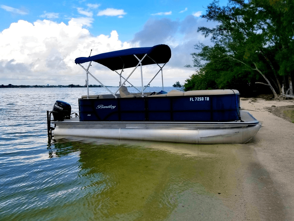 Blue 2022 20' Bentley Pontoon