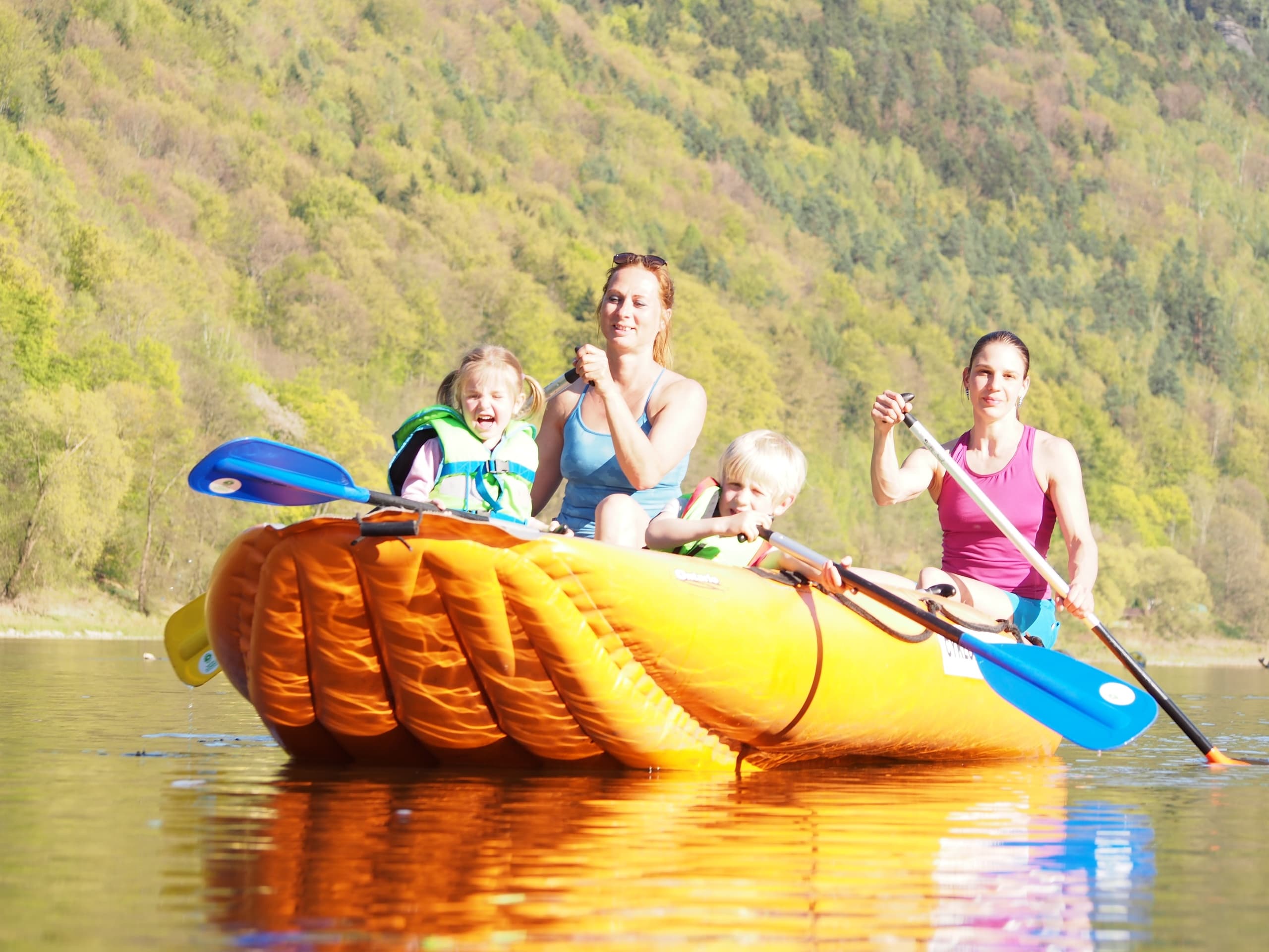 BIKE & RAFT TOUR: Schmilka - Děčín - Schmilka 5.5 hrs