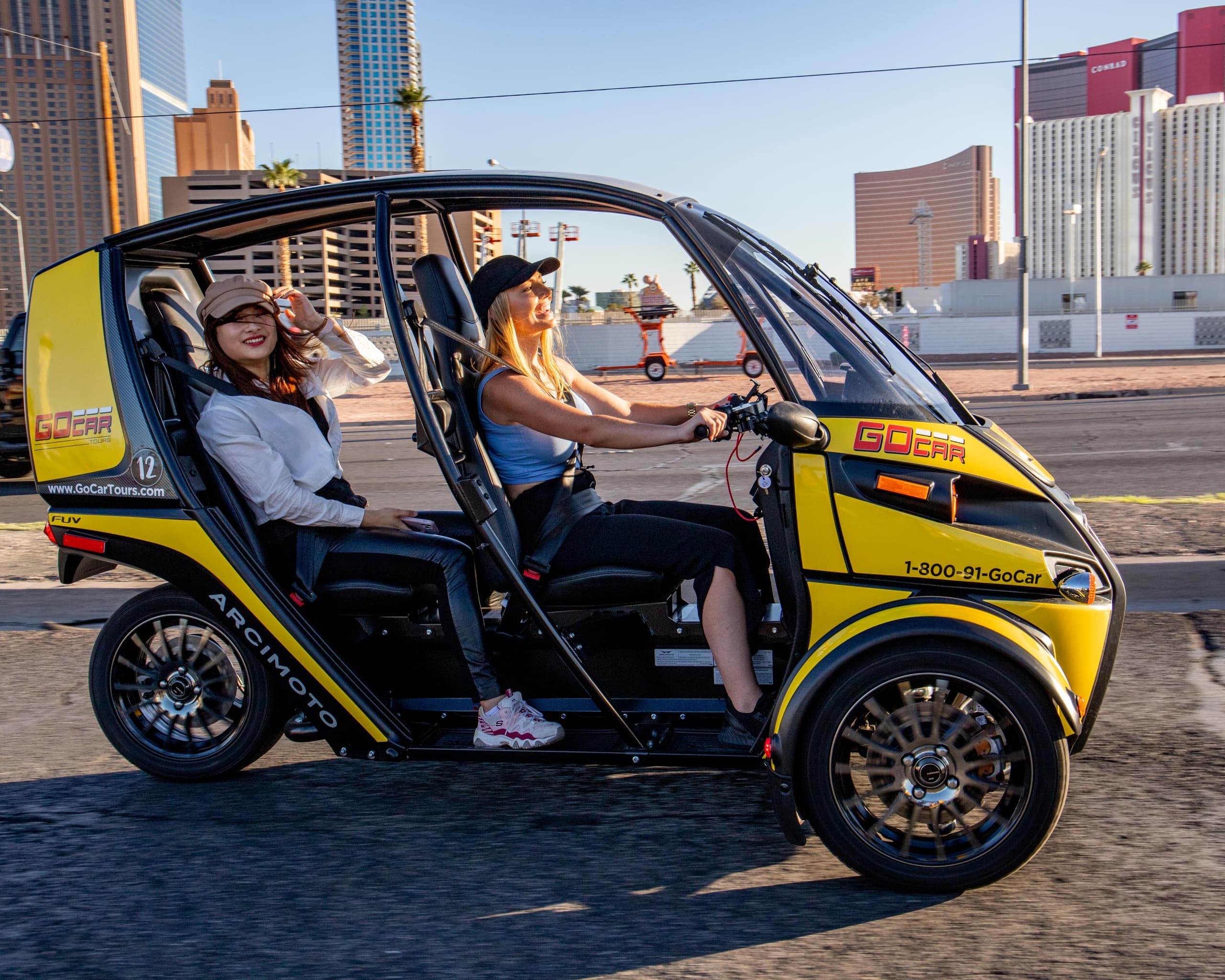 The Essential Welcome to Las Vegas Tour in a Talking GoCar-3hrs