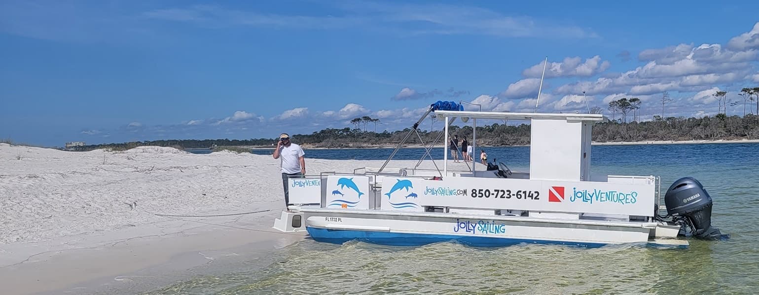 Private OR Semi Private Dolphin Cruise & Beach Stop (up to 6 guests)