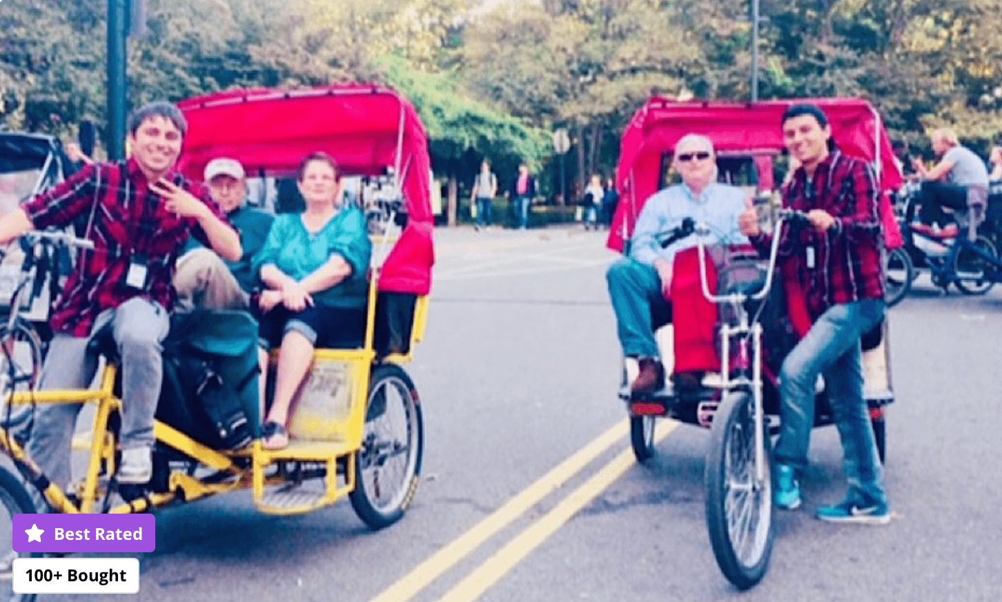 Central Park Guided Pedicab Tours