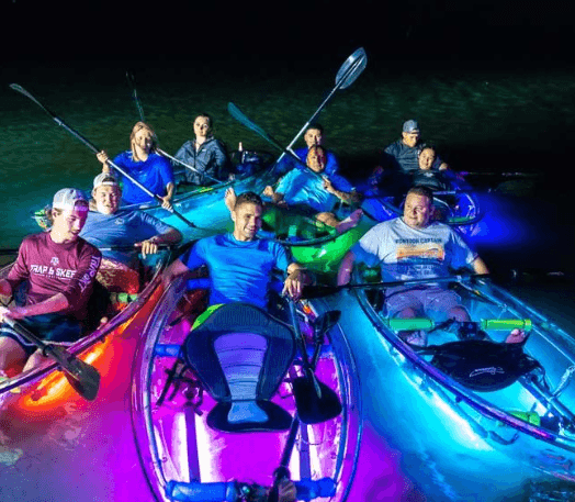 Clear Kayak Night Paddle