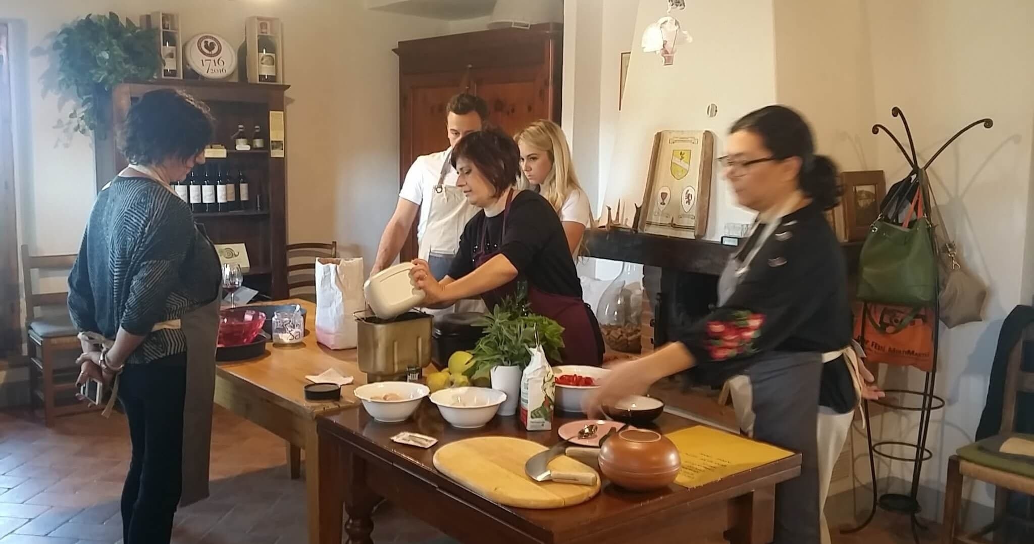 Cooking Class in Chianti Farmhouse