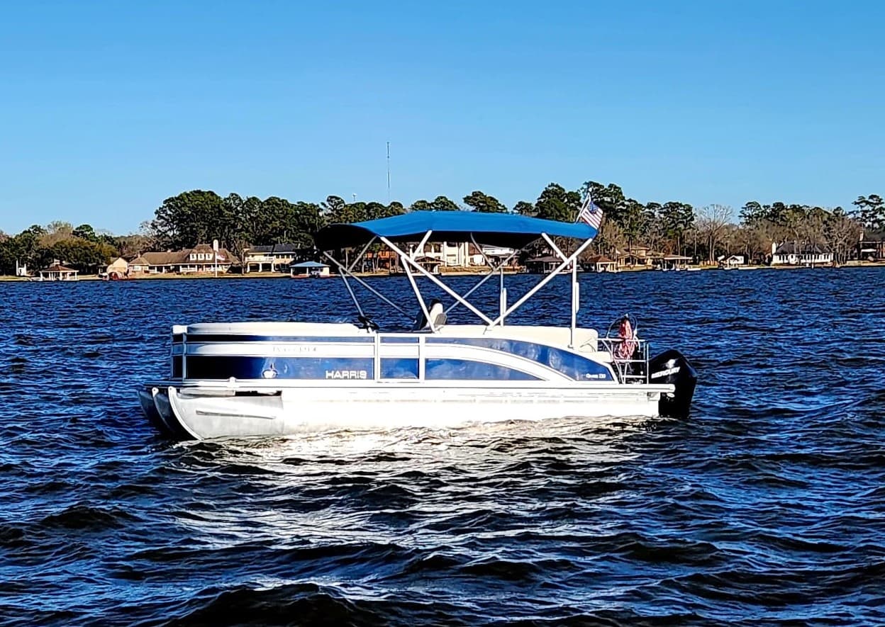 Harris Cruiser 230 Tritoon Haley" Rental"