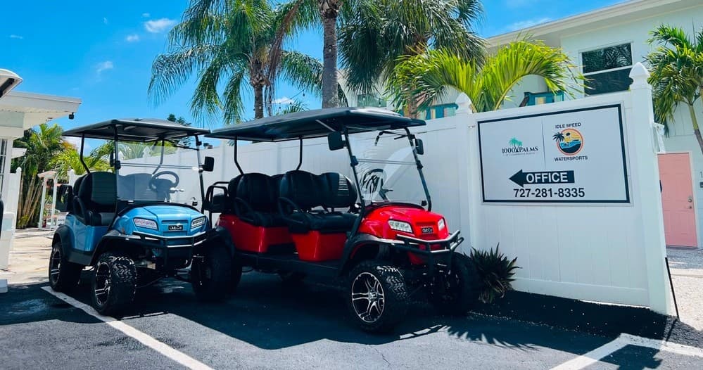 4-Passenger Premium Lifted Golf Cart Rental