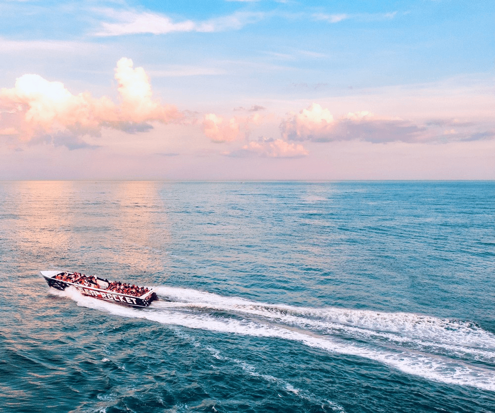 SEA ROCKET SUNSET & INTRACOASTAL SIGHTSEEING CRUISE