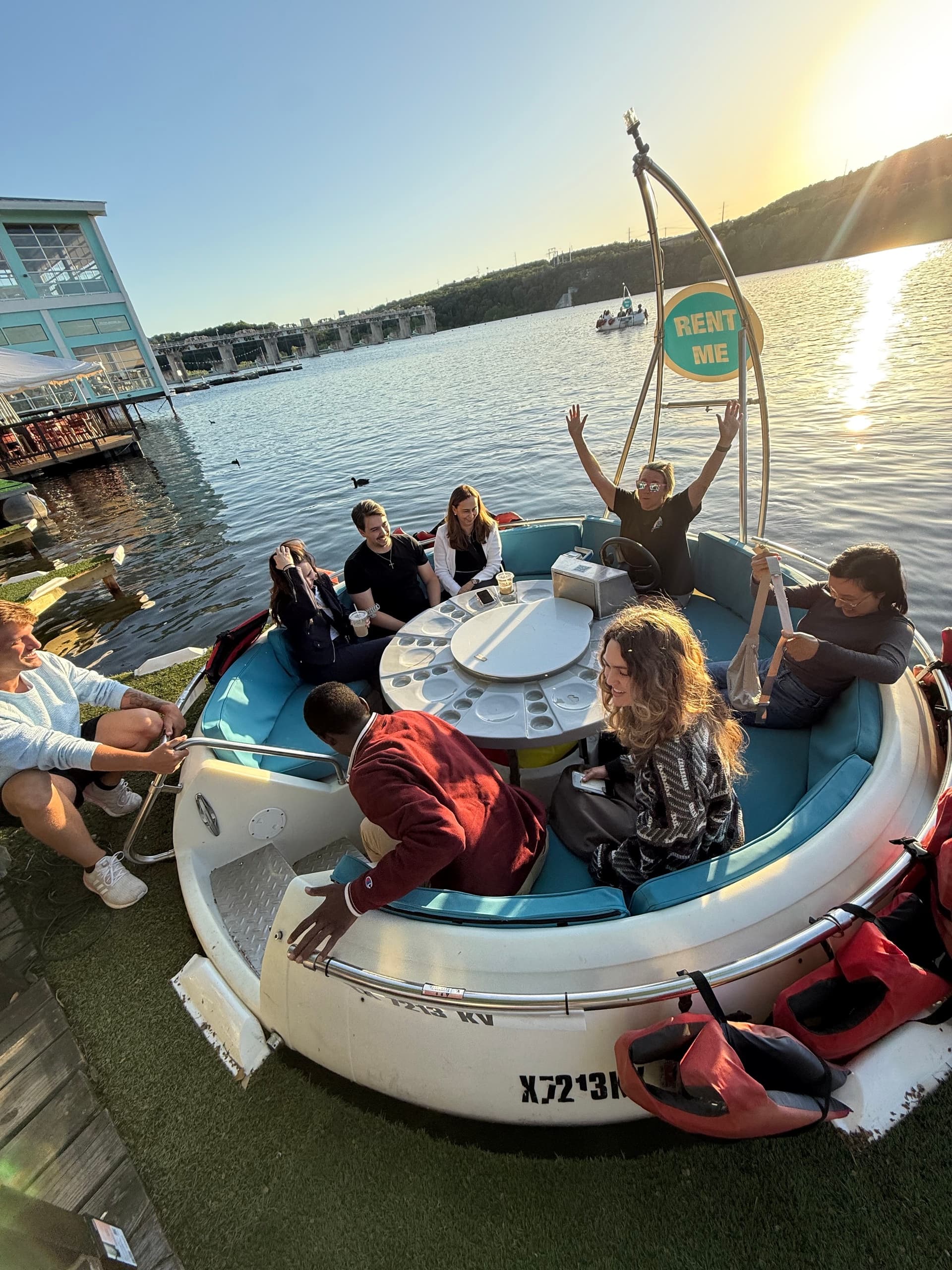 Movie Night - Donut Boat Rental - 10 ppl - Self Captained
