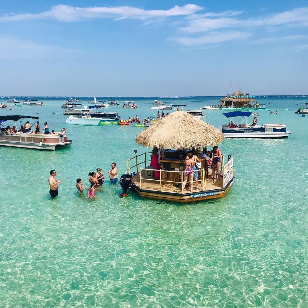 Island Sandbar & Swim Tiki Cruise