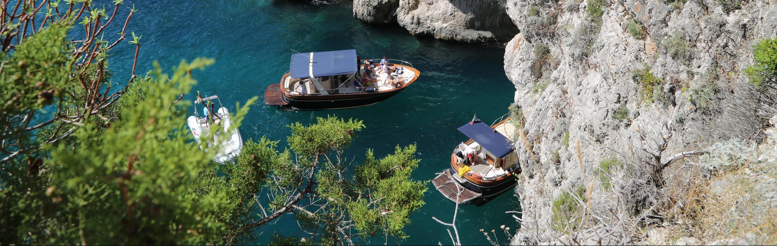 Escursione in barca in costiera sorrentina e Capri da Positano