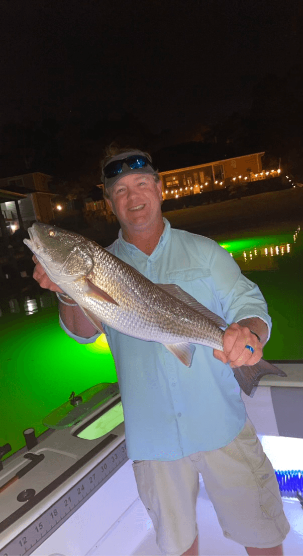 Nighttime Dock Light Fishing