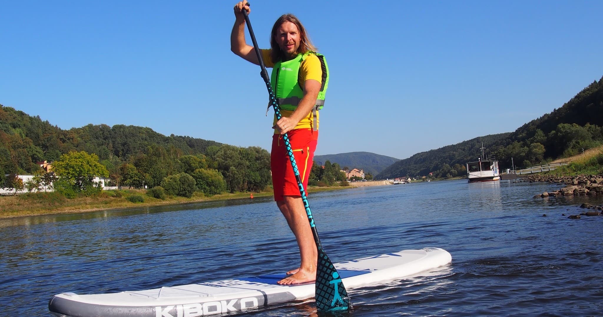 Stand up paddling and scooter ride in Bohemian Switzerland