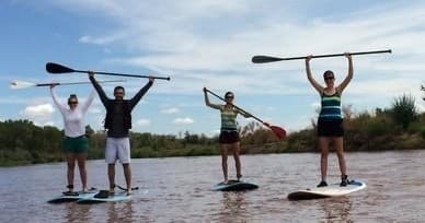 Paddle Board Yoga to Vine Experience