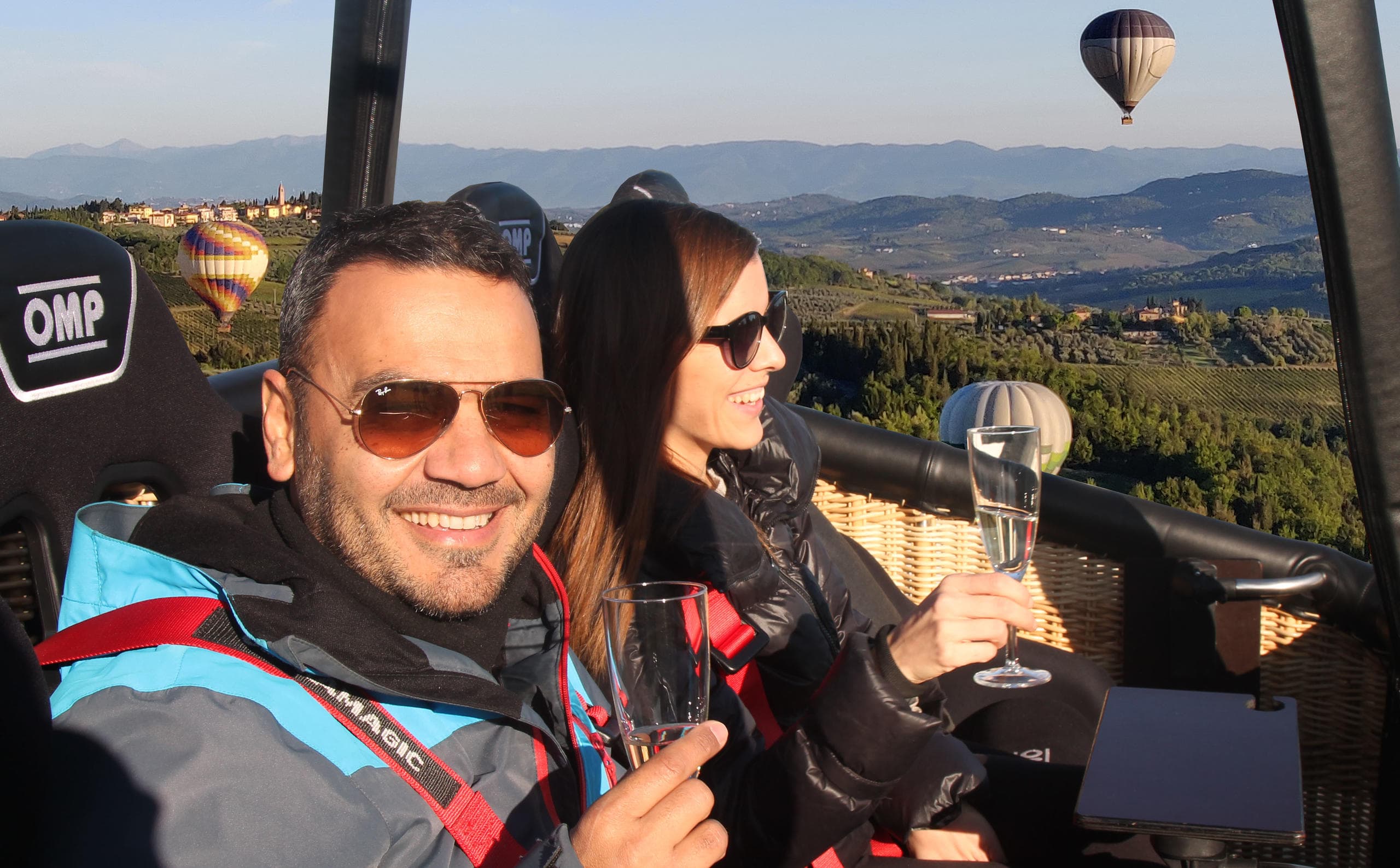 Luxury balloon flight