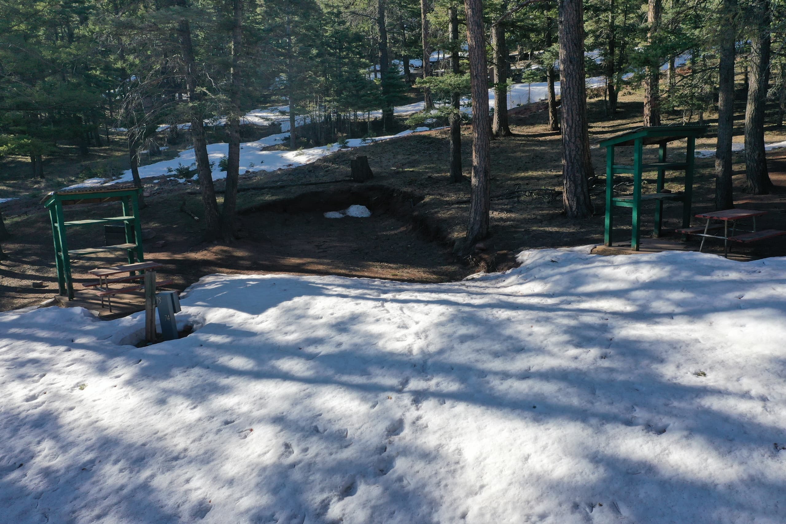 RV Partial Hookup Site #74