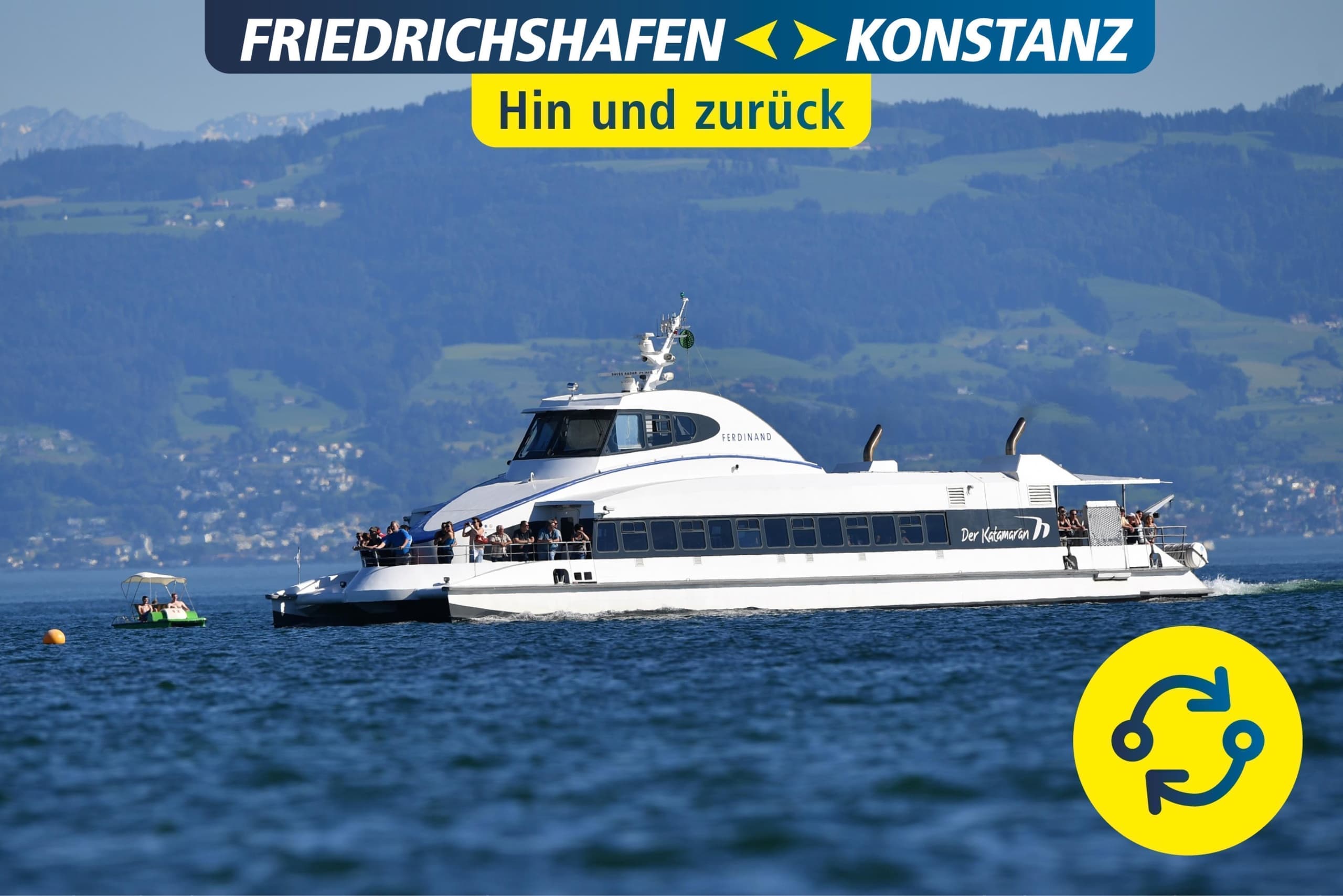 Hin- und Rückfahrt ab Friedrichshafen