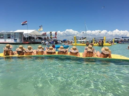 Ultimate Crab Island Tour Private Pontoon Charter