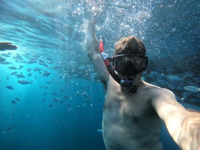 Snorkel: Cap Norfeu con Baño
