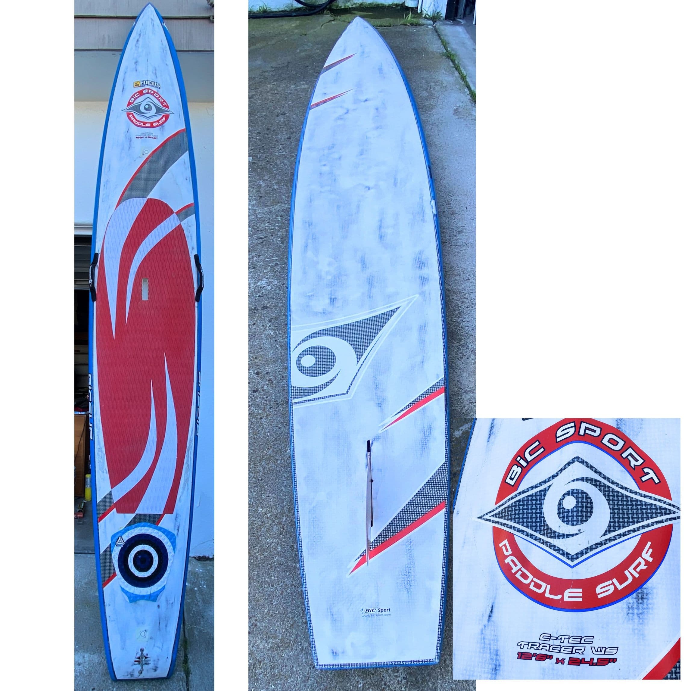 12'6 x 24.5 Bic Sup Race Paddleboard Rental San Diego"