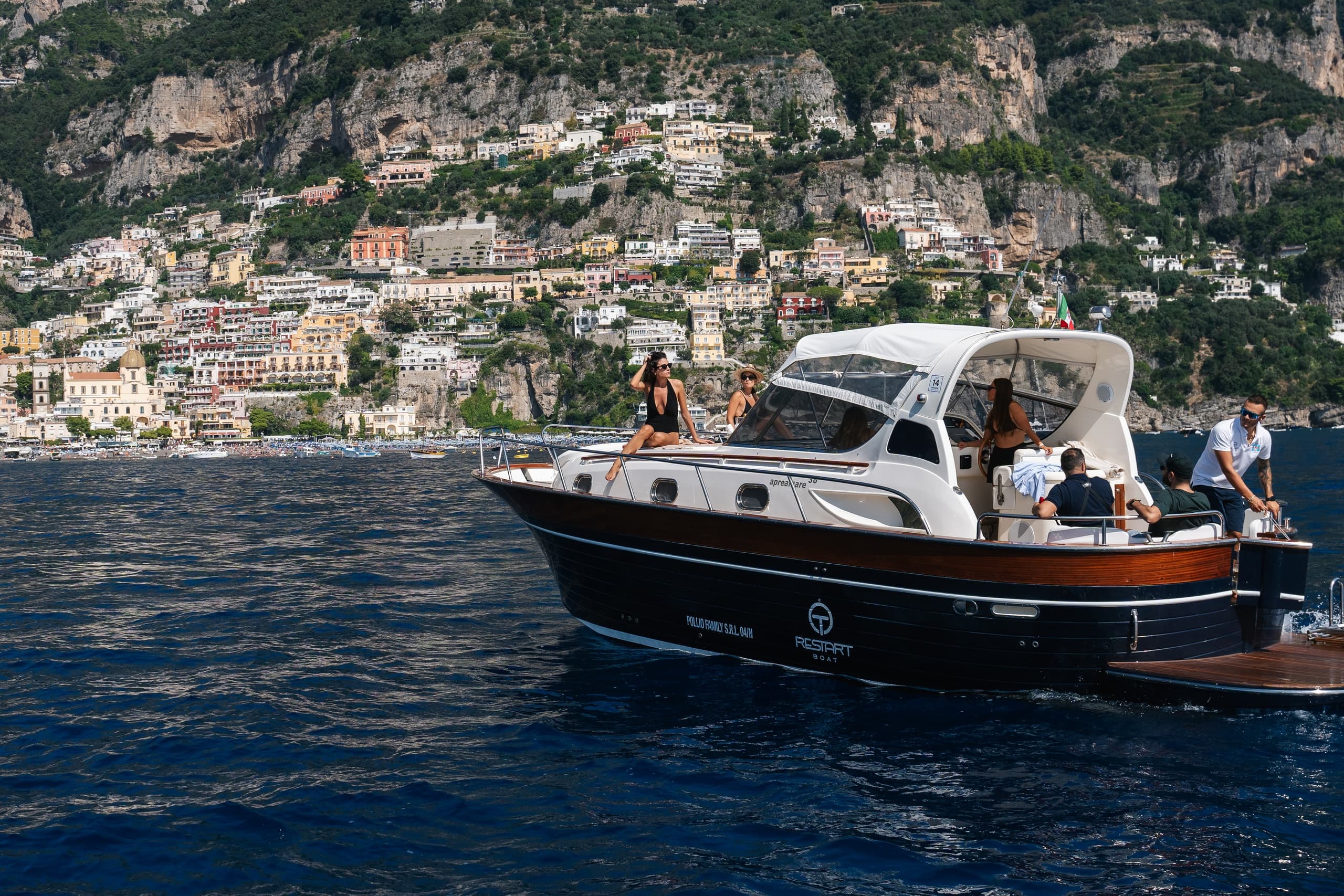 Positano private boat tour from Napoli