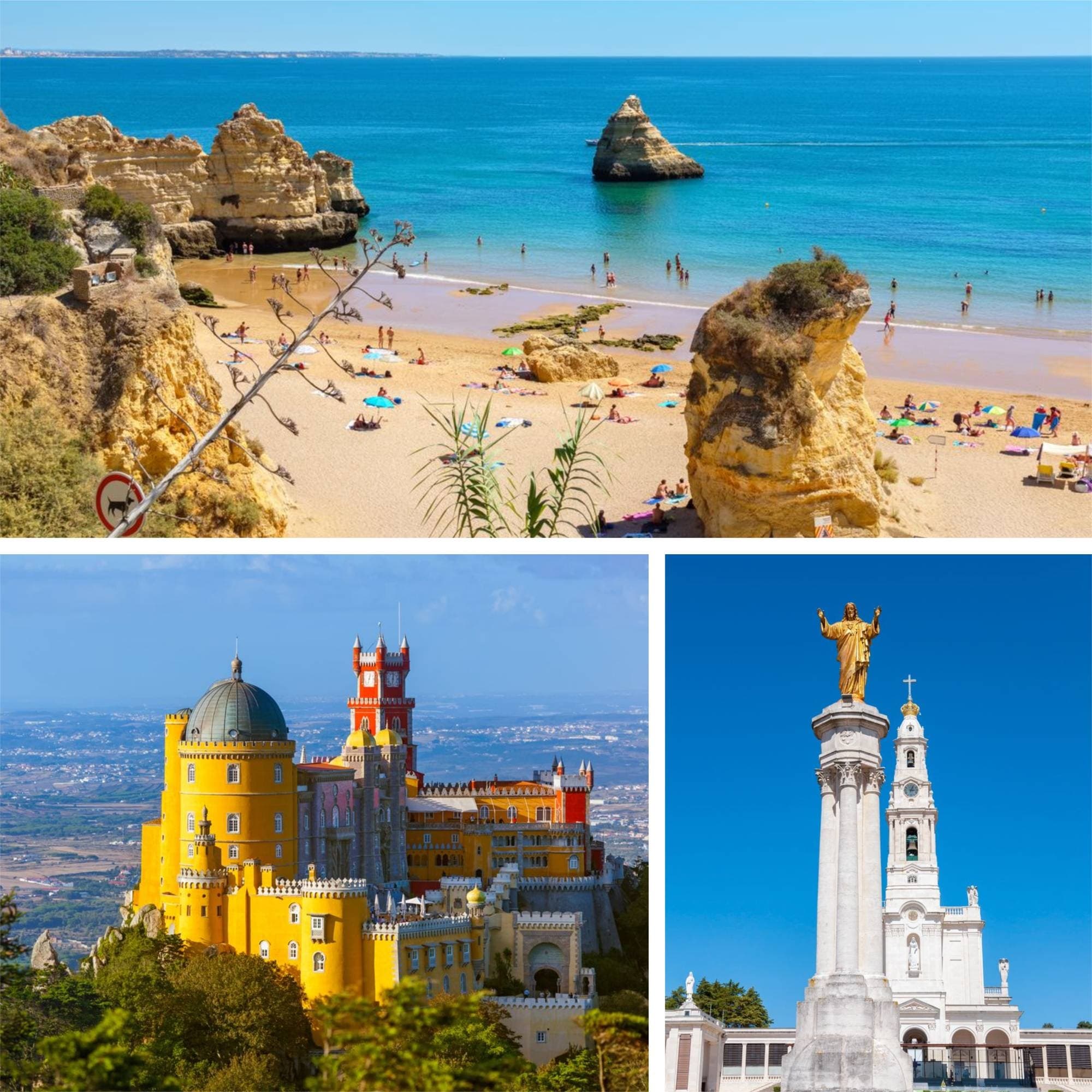 3 Tours Privados | Tour SINTRA | Segundo dia Tour FÁTIMA | Terceiro dia Tour Lisboa