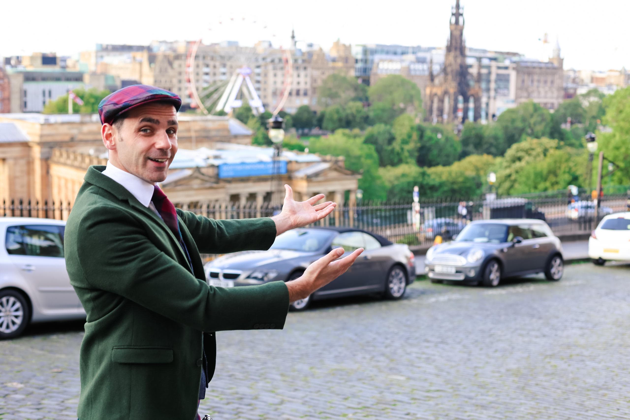 Mountebank Comedy Walk of Edinburgh
