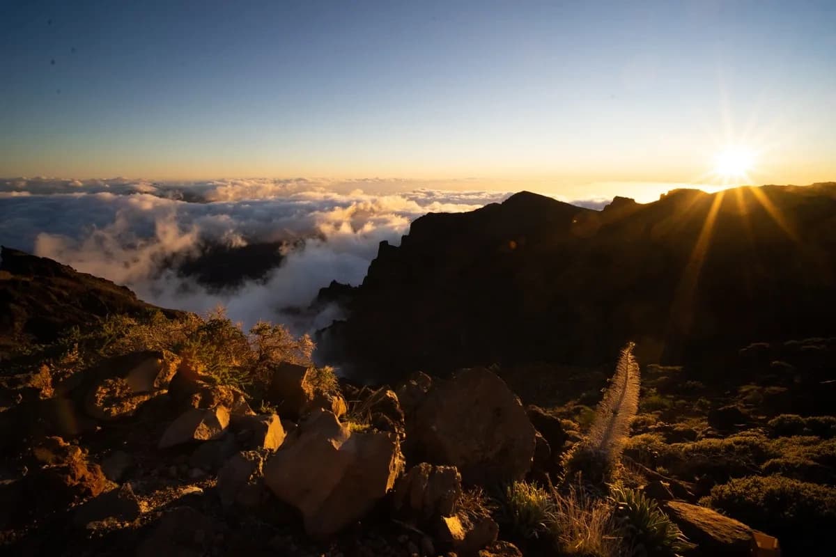 Ruta Puesta del Sol Roque de los Muchcachos y Estrellas