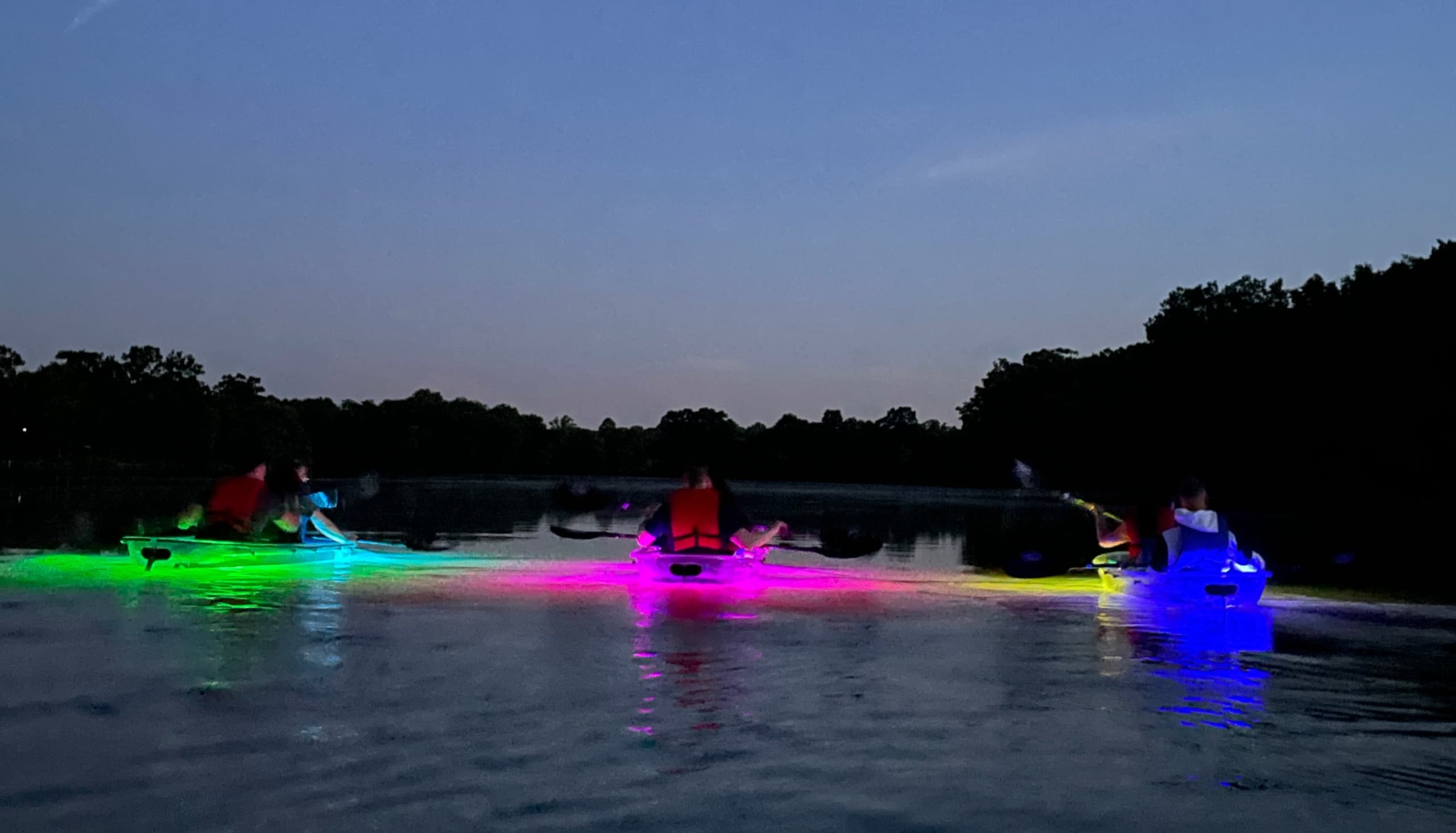 Old Hickory Lake Sunset / Glow Clear Kayak Tour