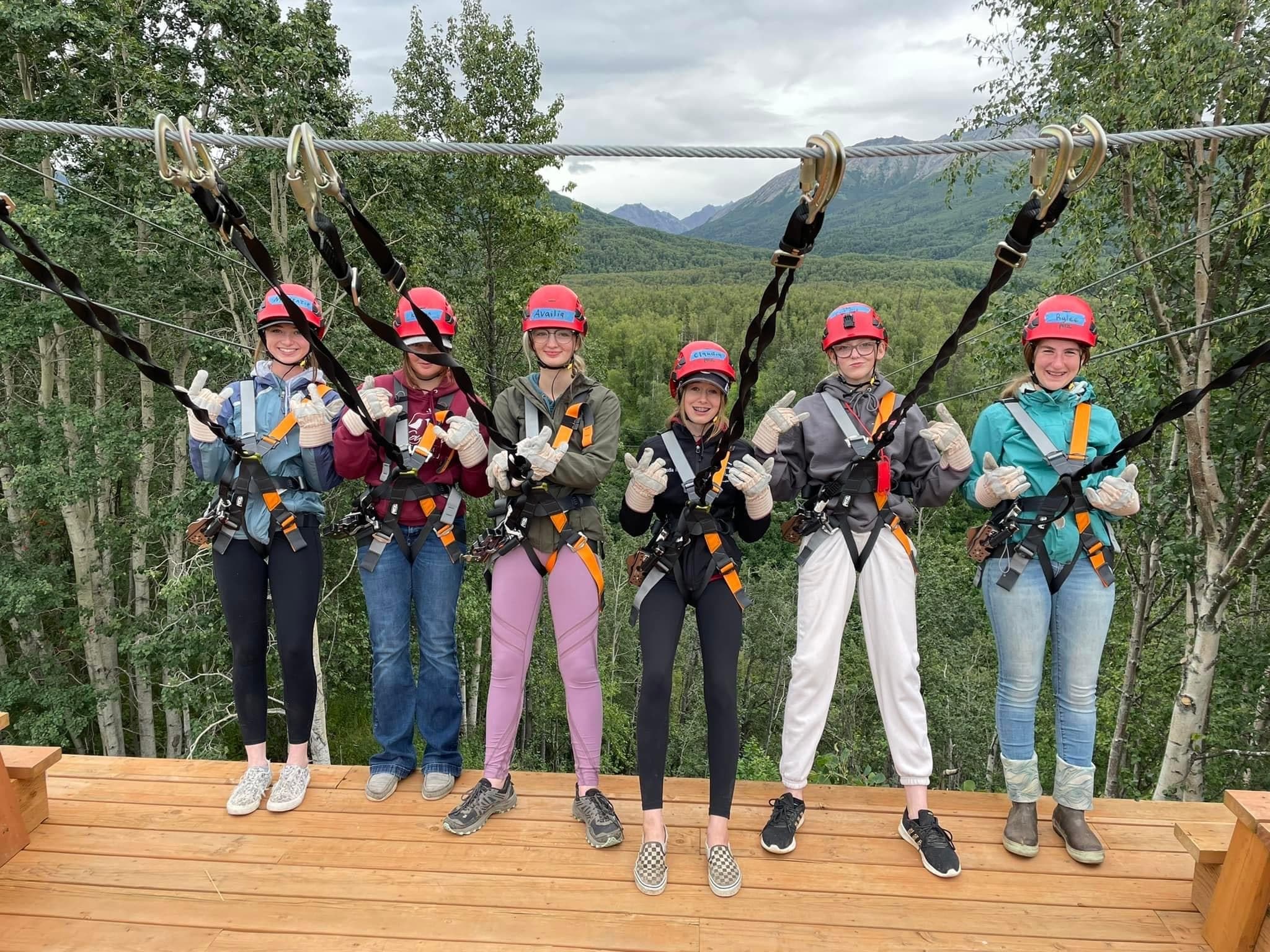 Horse Back Riding and Alaska Zipline Adventure Combo