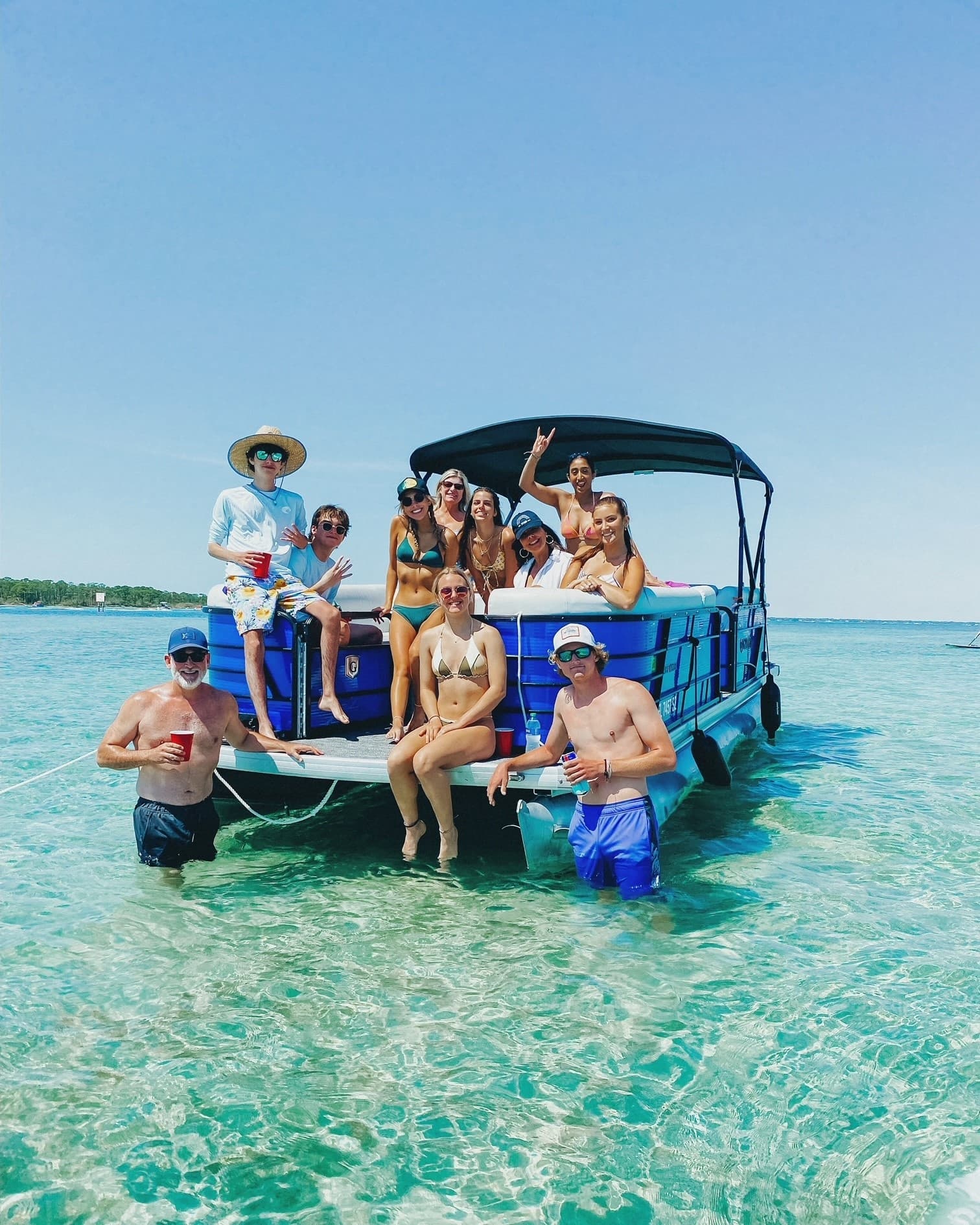 12 Person Pontoon Boat Rental