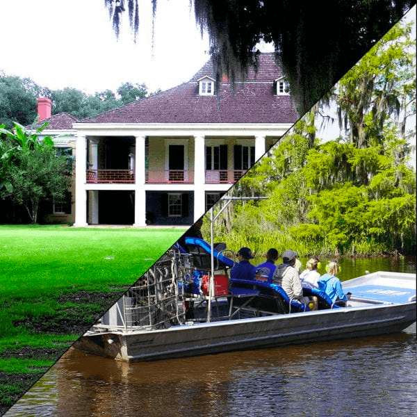 Destrehan Plantation + Small Airboat Swamp Tour