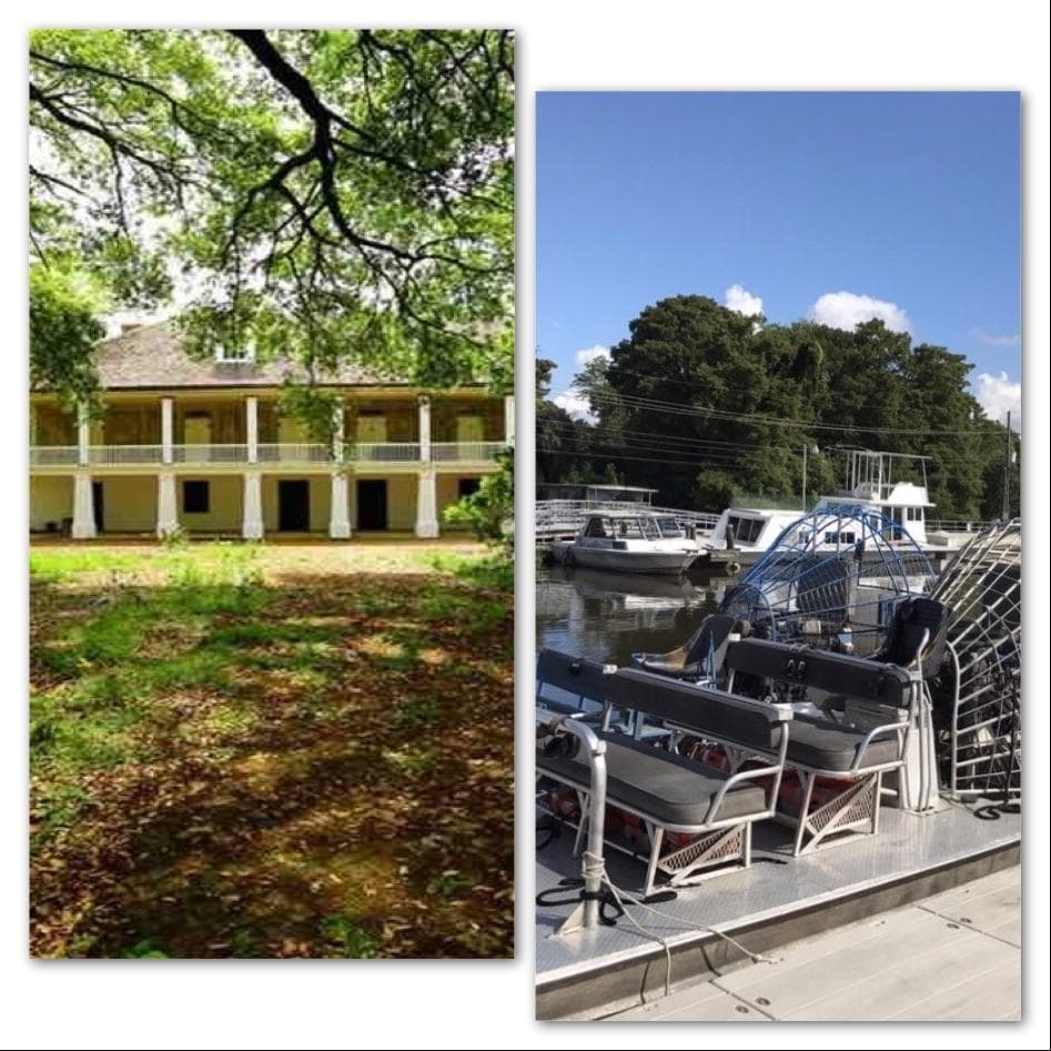 Large Airboat Swamp Tour & Guided Whitney Museum Plantation