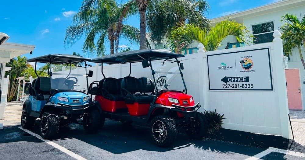 6-Passenger Premium Lifted Golf Cart Rental