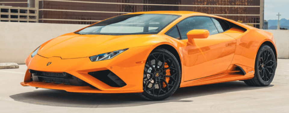 2022 Lambo Huracan EVO Coupe Orange