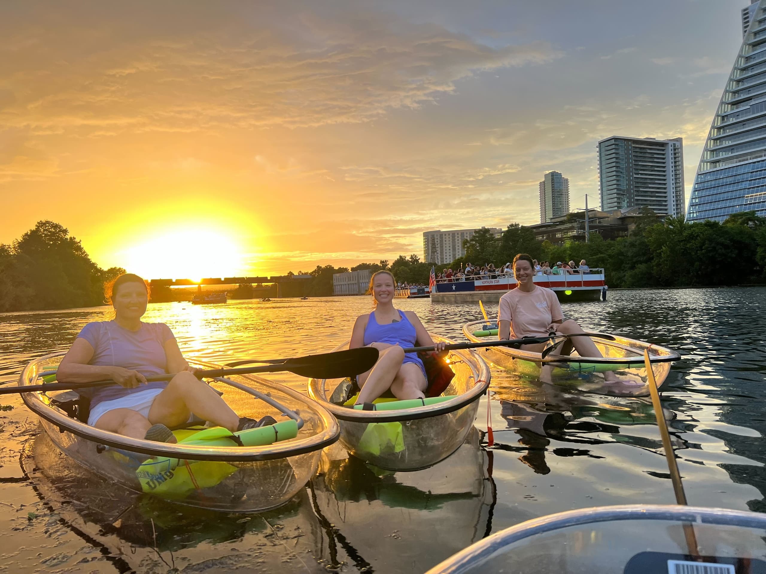 ATX Sunset Clear Kayak Tour