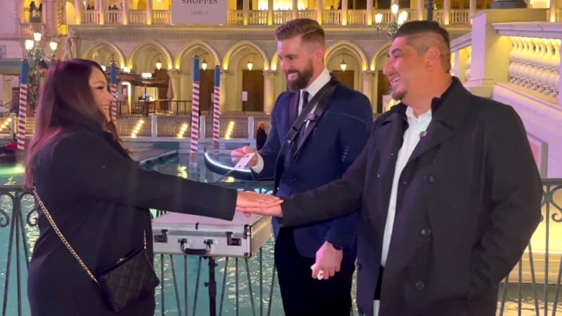 Magic Proposal at Venetian Grand Canal