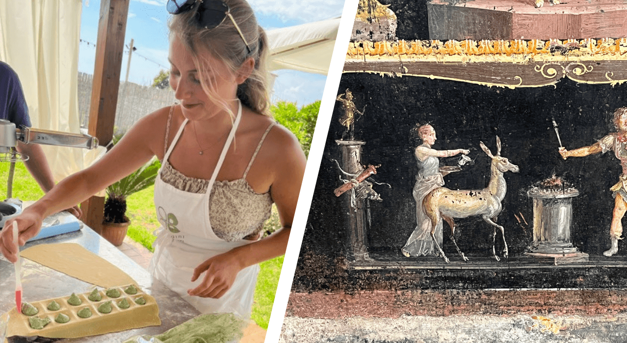 Pompeii by High-speed Train from Rome with Cooking Class and Lunch