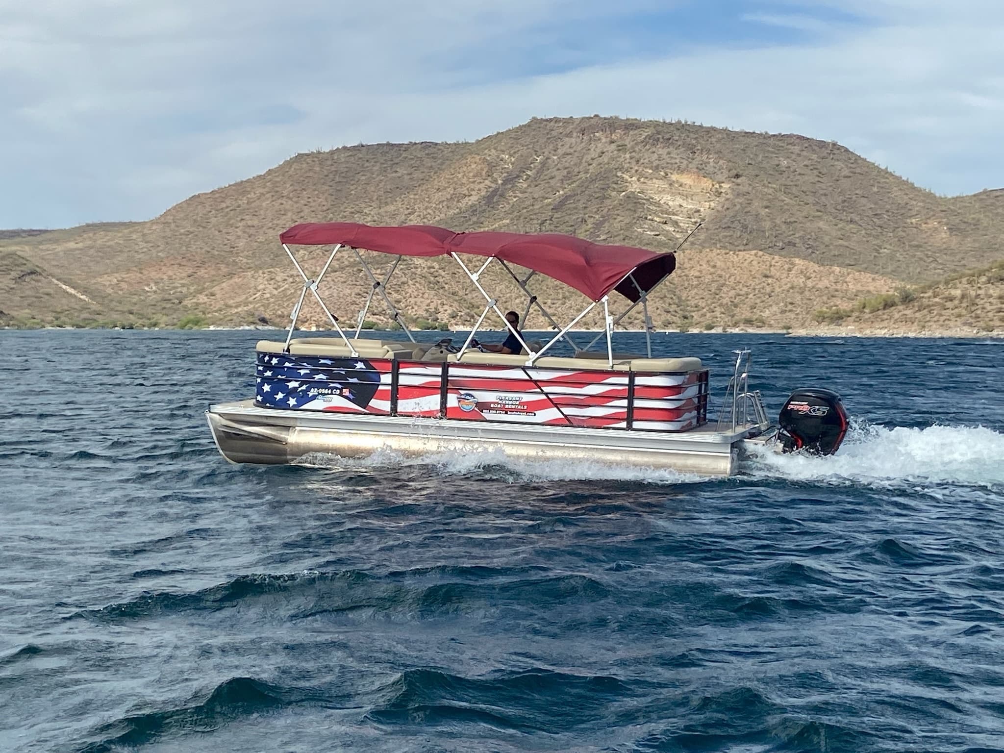 115 Hp Pontoon Boat - Shaggy