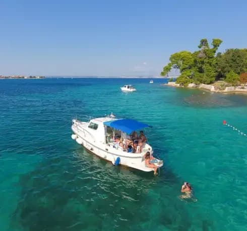 Half-Day Private Boat" Tour from Zadar to island Ugljan and Osljak"