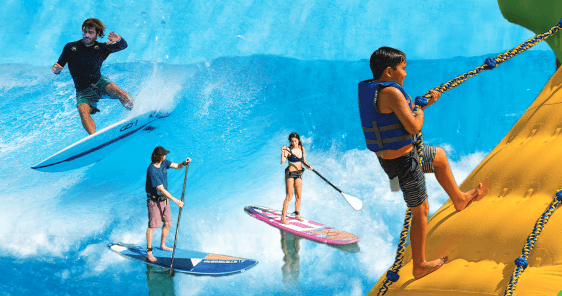 SURF + PADDLE + PLAY