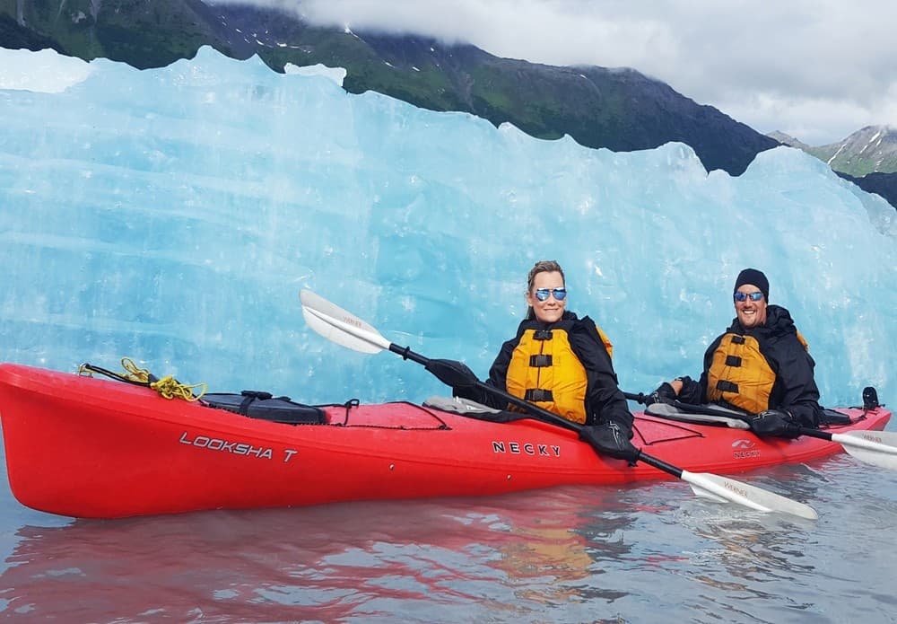 Private Spencer Glacier Iceberg Kayaking