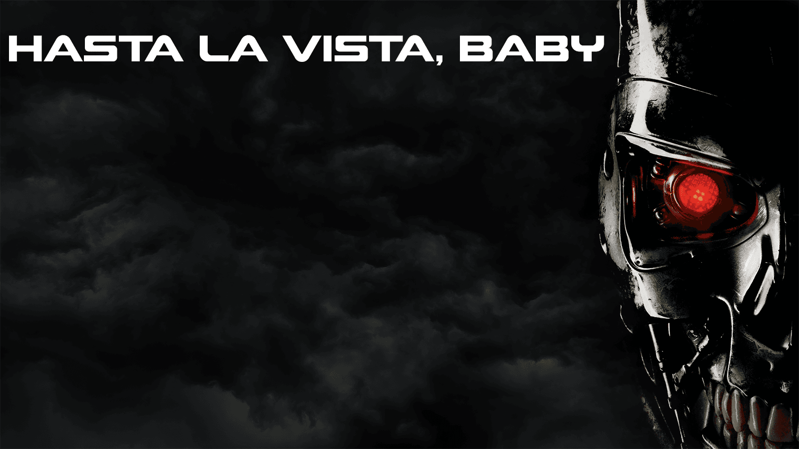 HASTA LA VISTA BABY