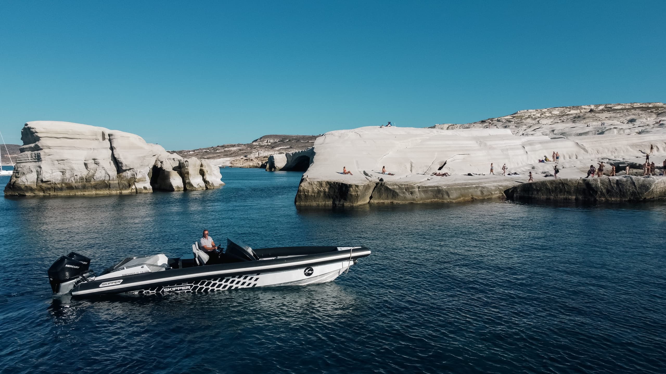 Full-Day RIB Adventure in Milos