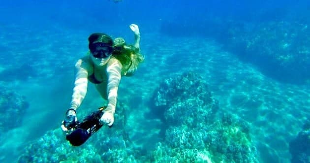 Scooter Snorkel Ohana Board Tour