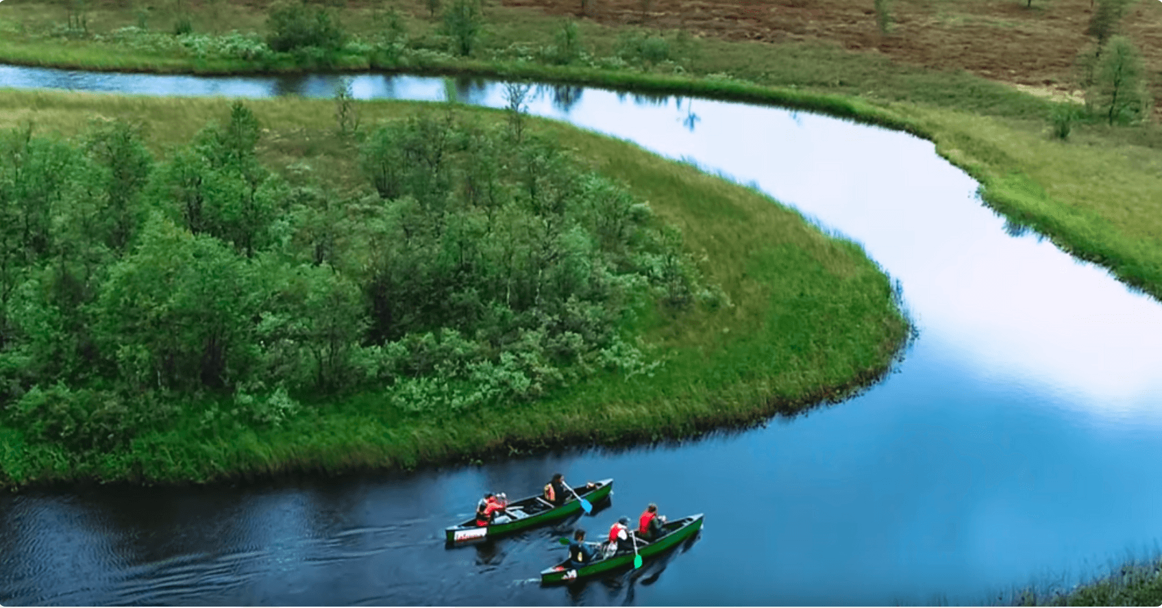 Highly Recommended 2 to-4 hour Paddle Trip: Suonttajoki River & Lake Ounasjärvi
