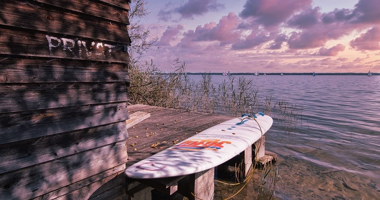 Fiberglass Surfboard