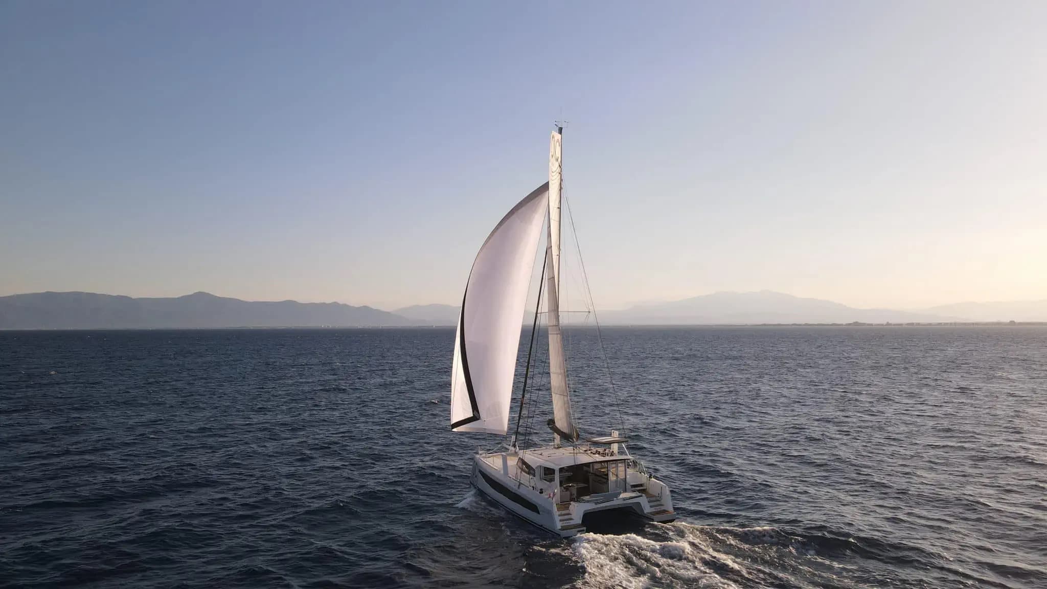 Private Catamaran Sailing Cruise – Santorini Caldera & Thirassia Escape (Diamond)